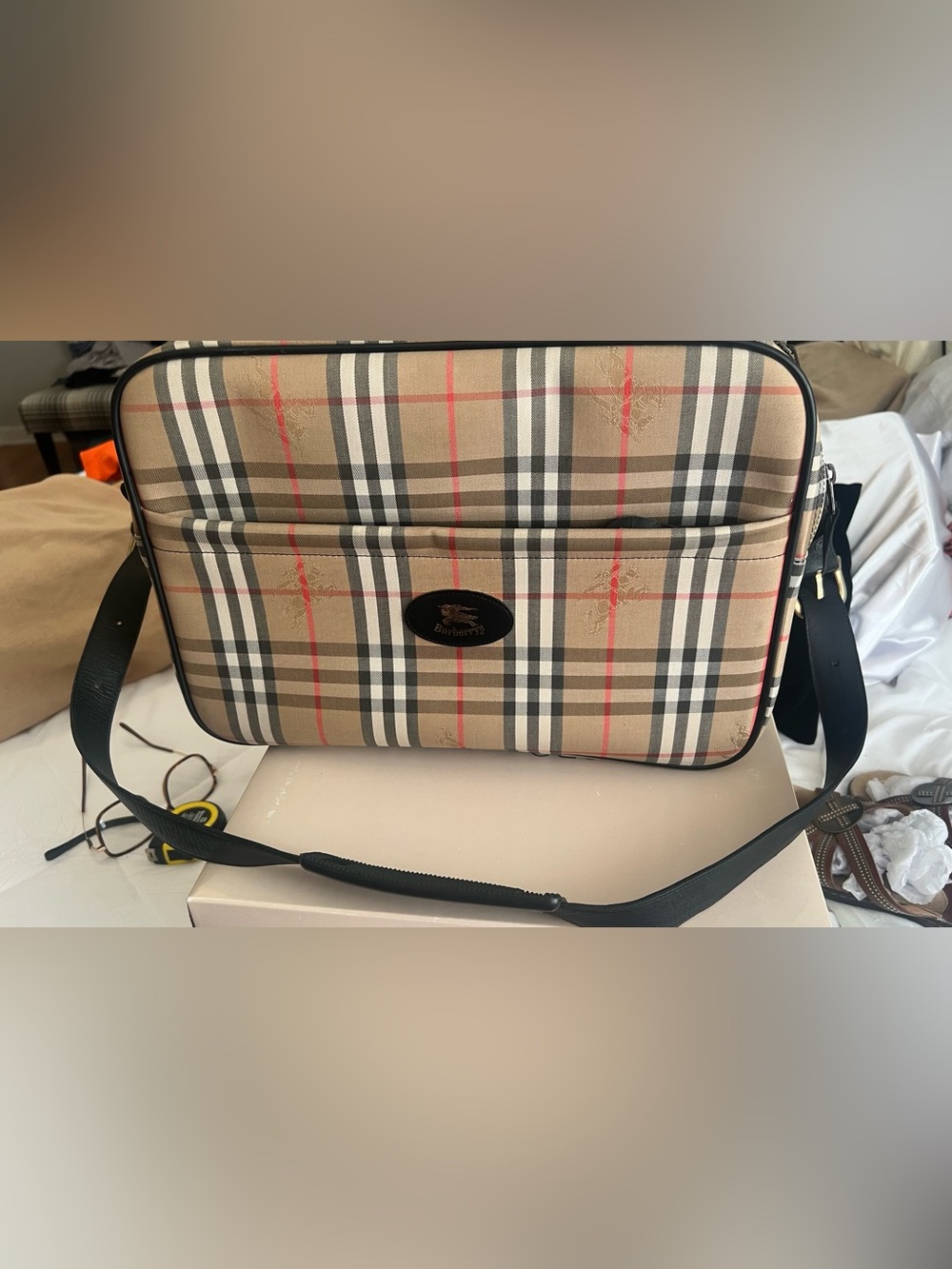 Burberry’s weekend bag